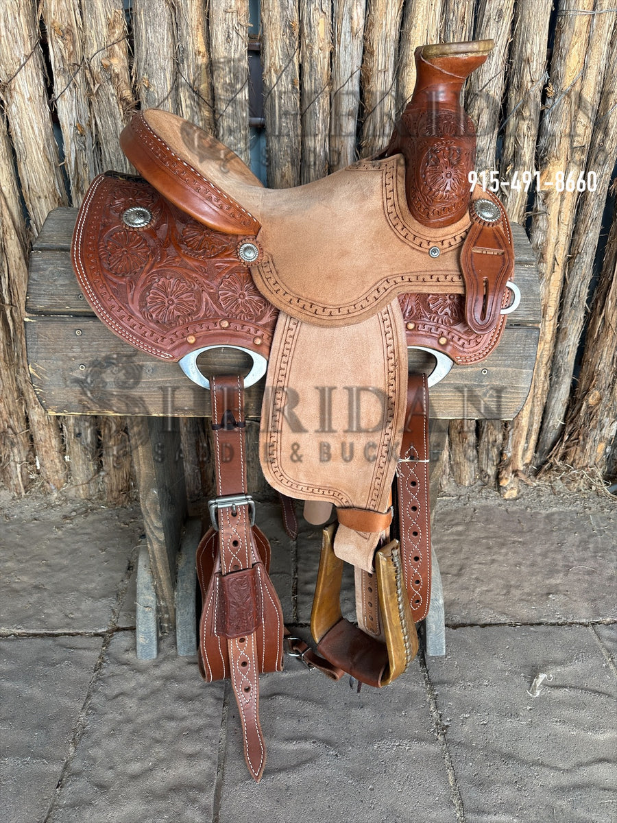 Lady Ranch Saddle Single Skirt Medium Horn