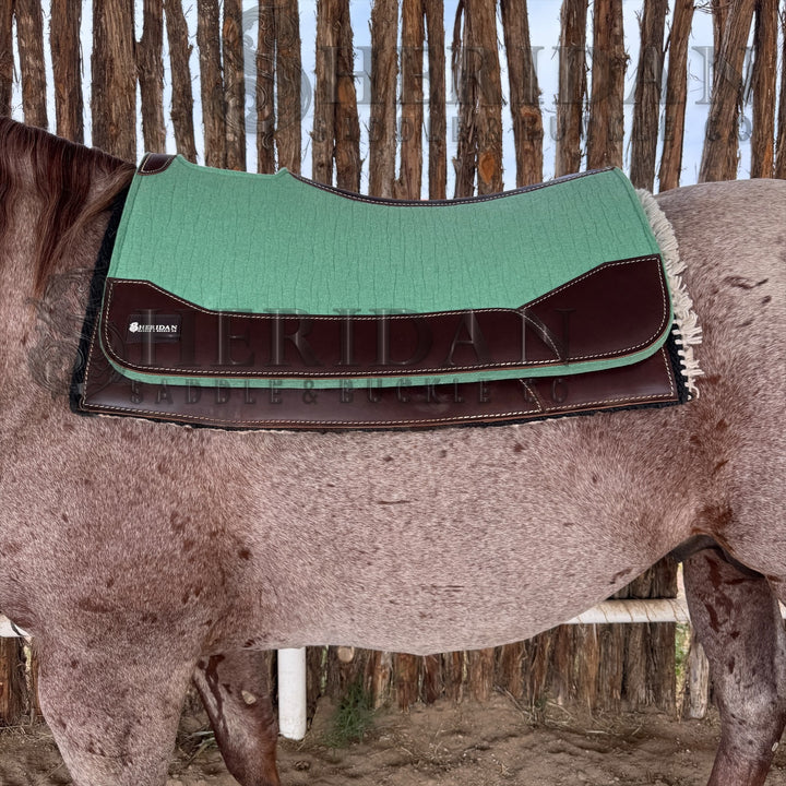 Mint Green Contoured Felt Pad Blanket