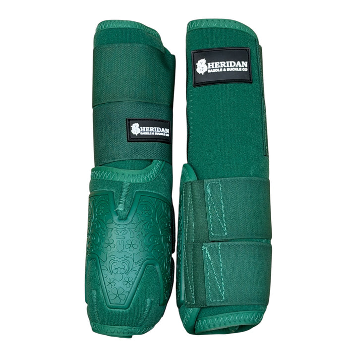 Green Splint Boots Medium