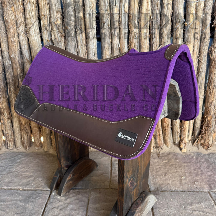 Purple Contoured Felt Pad Blanket