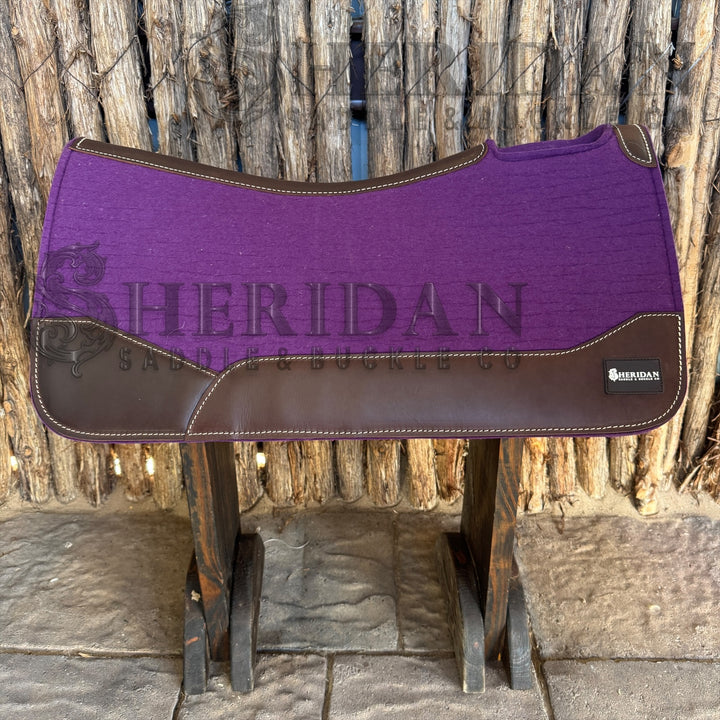 Purple Contoured Felt Pad Blanket