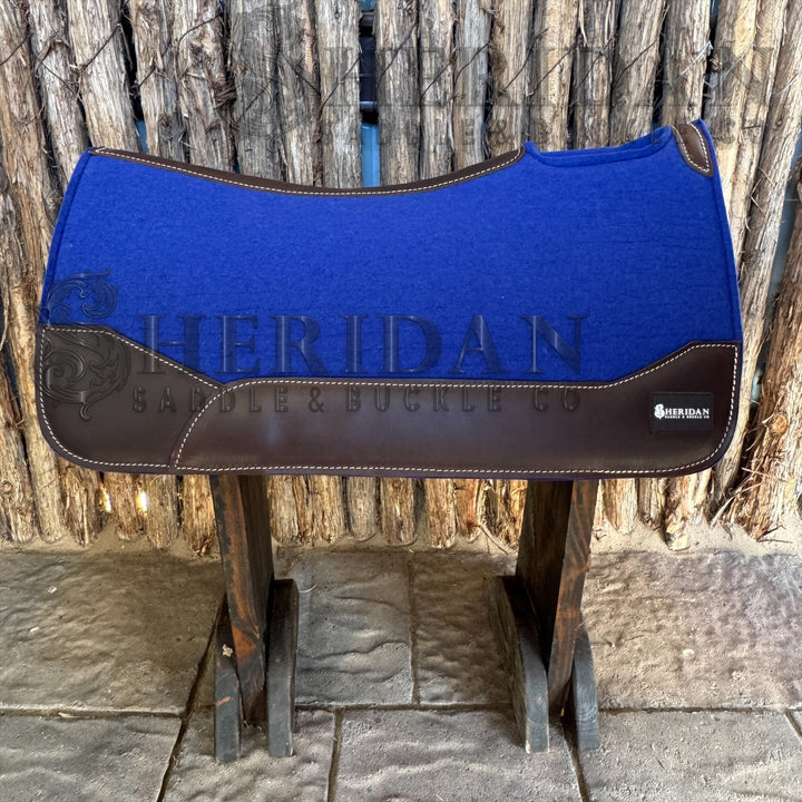 Royal Blue Contoured Felt Pad Blanket