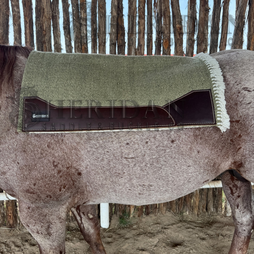 Sage Grey Sheridan Soft Wool Blanket