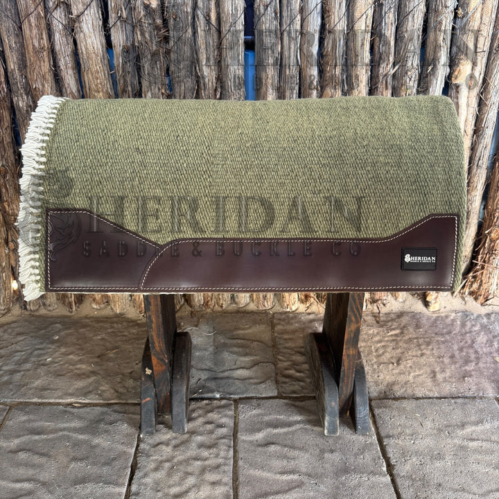 Sage Grey Sheridan Soft Wool Blanket