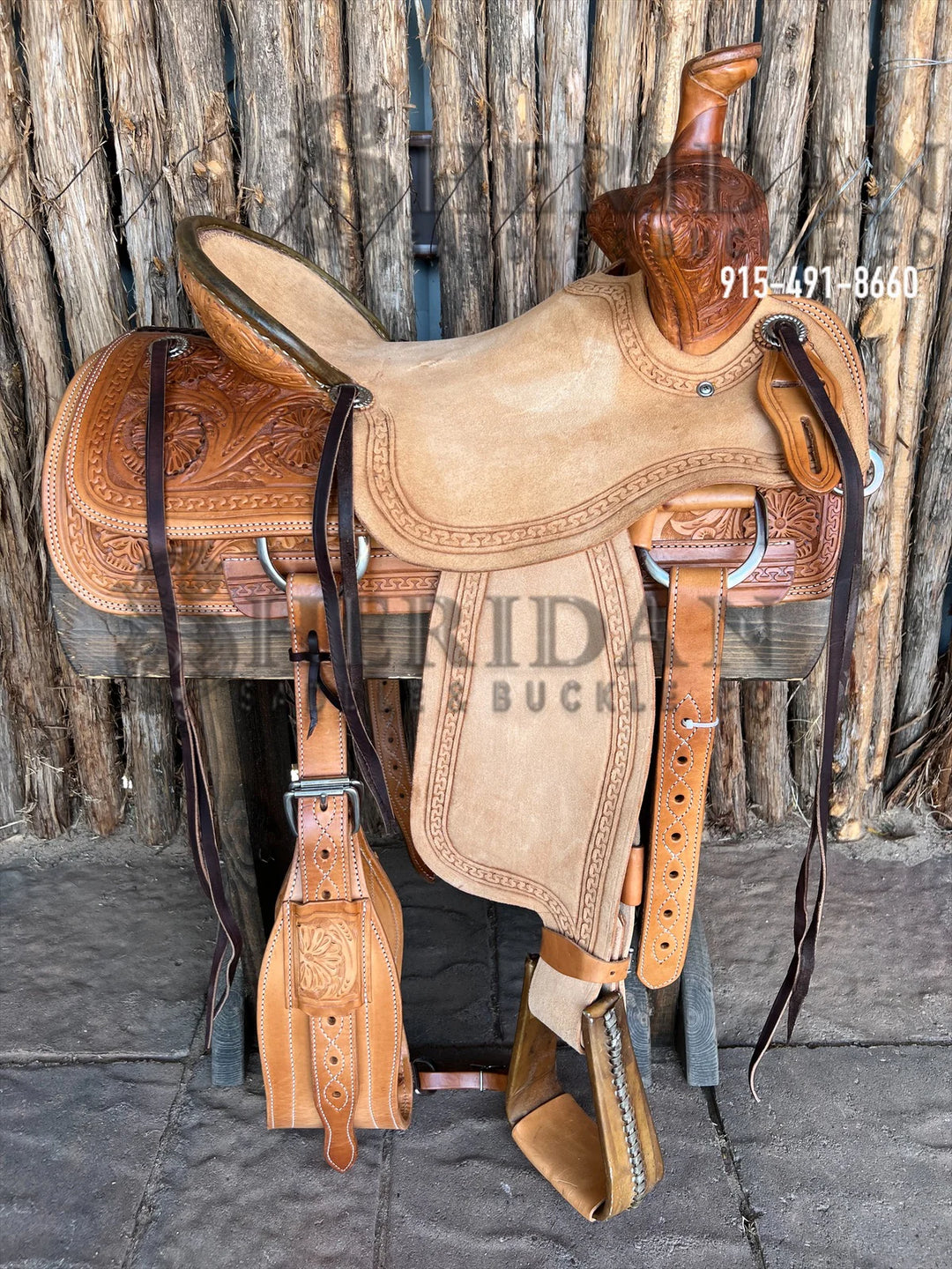 $875 - 16.5” Sheridan Beartrap Saddle
