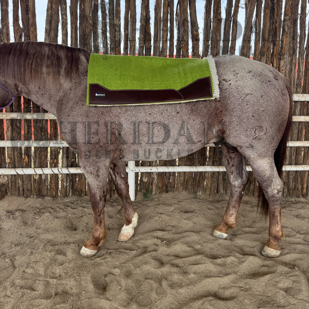 Lime Green Sheridan Soft Wool Blanket