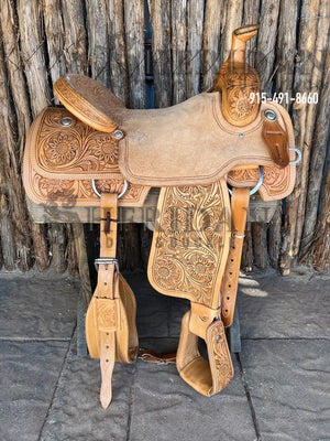 $1,050- 14.5" Sheridan Team Roper Saddle