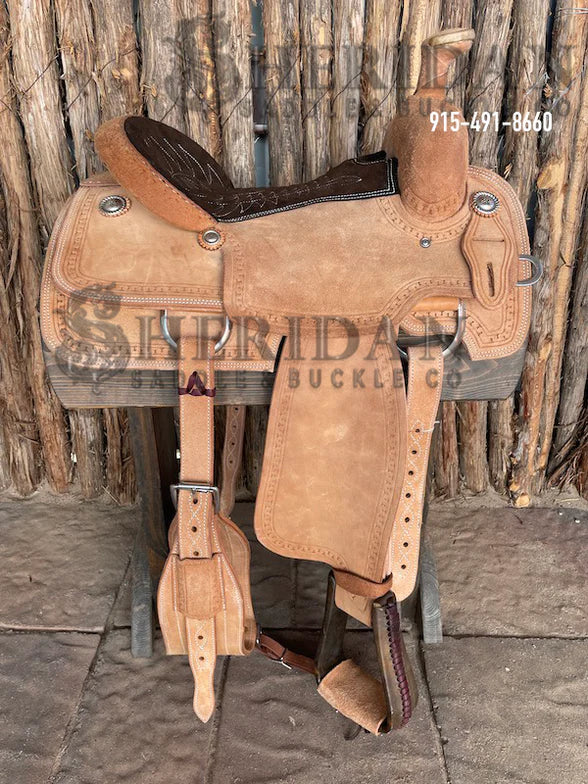 $880 - 15.5" Sheridan Team Roper Saddle