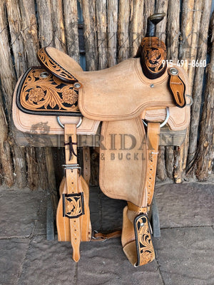 $925- 17" Sheridan Team Roper Saddle