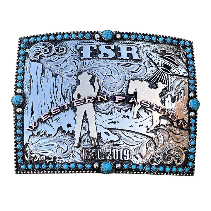 Strawberry-Roan-Western fashion-Buckle
