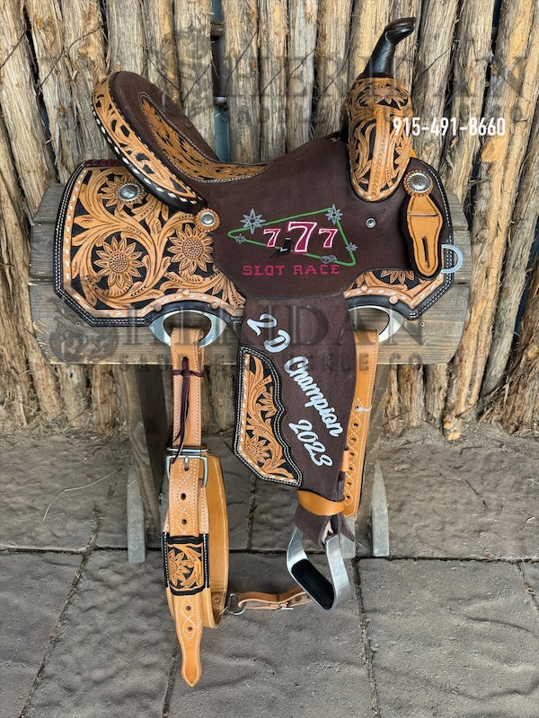 Sheridan Barrel Racing Saddle Sunflower
