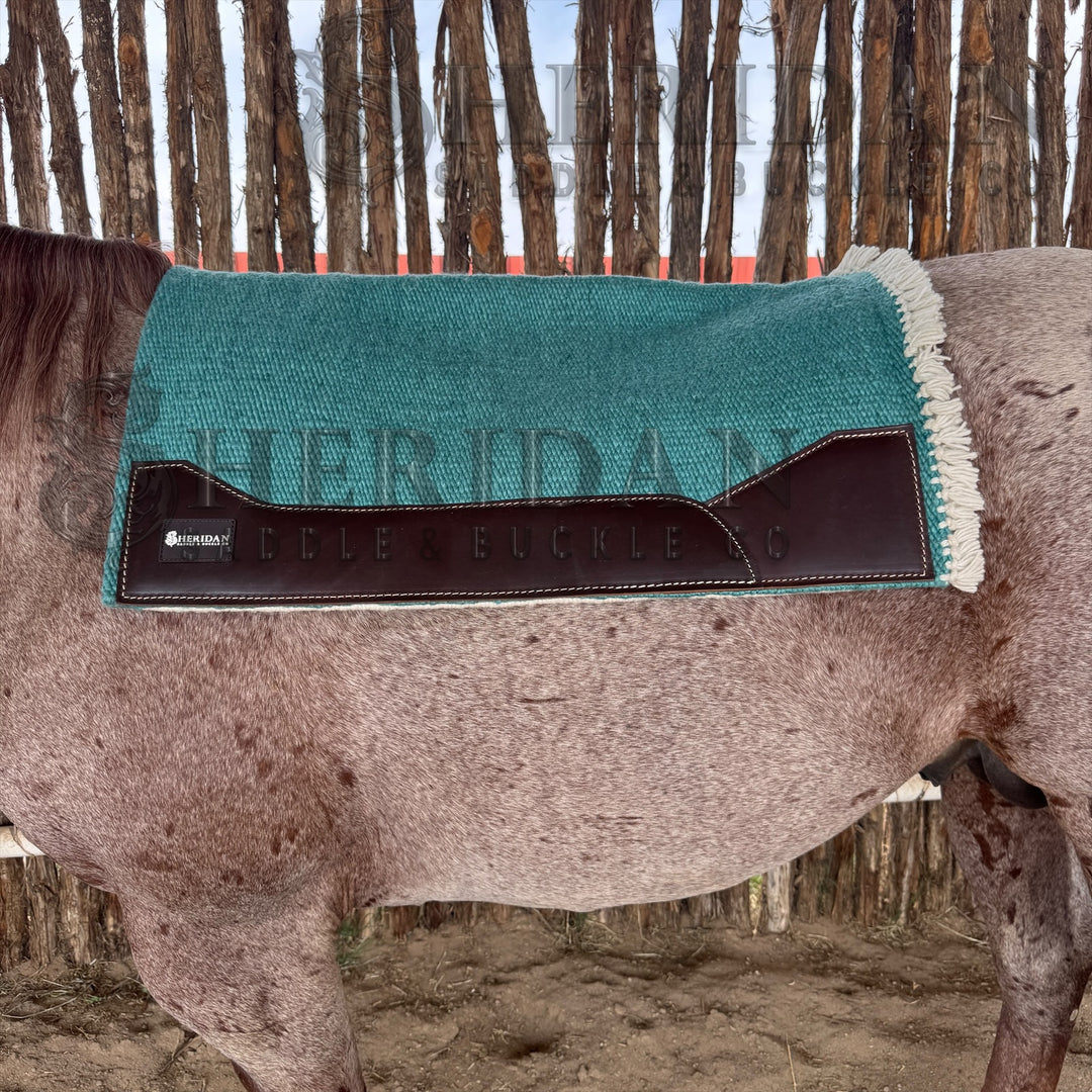 Turquoise Sheridan Soft Wool Blanket