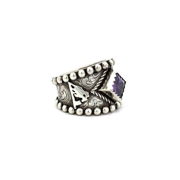 In-Stock Ring (Size 8.5) Purple Stone