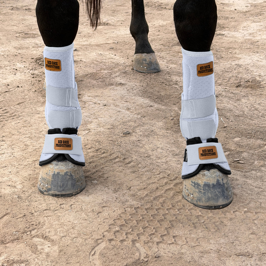 White Bell Boots Trophy Medium