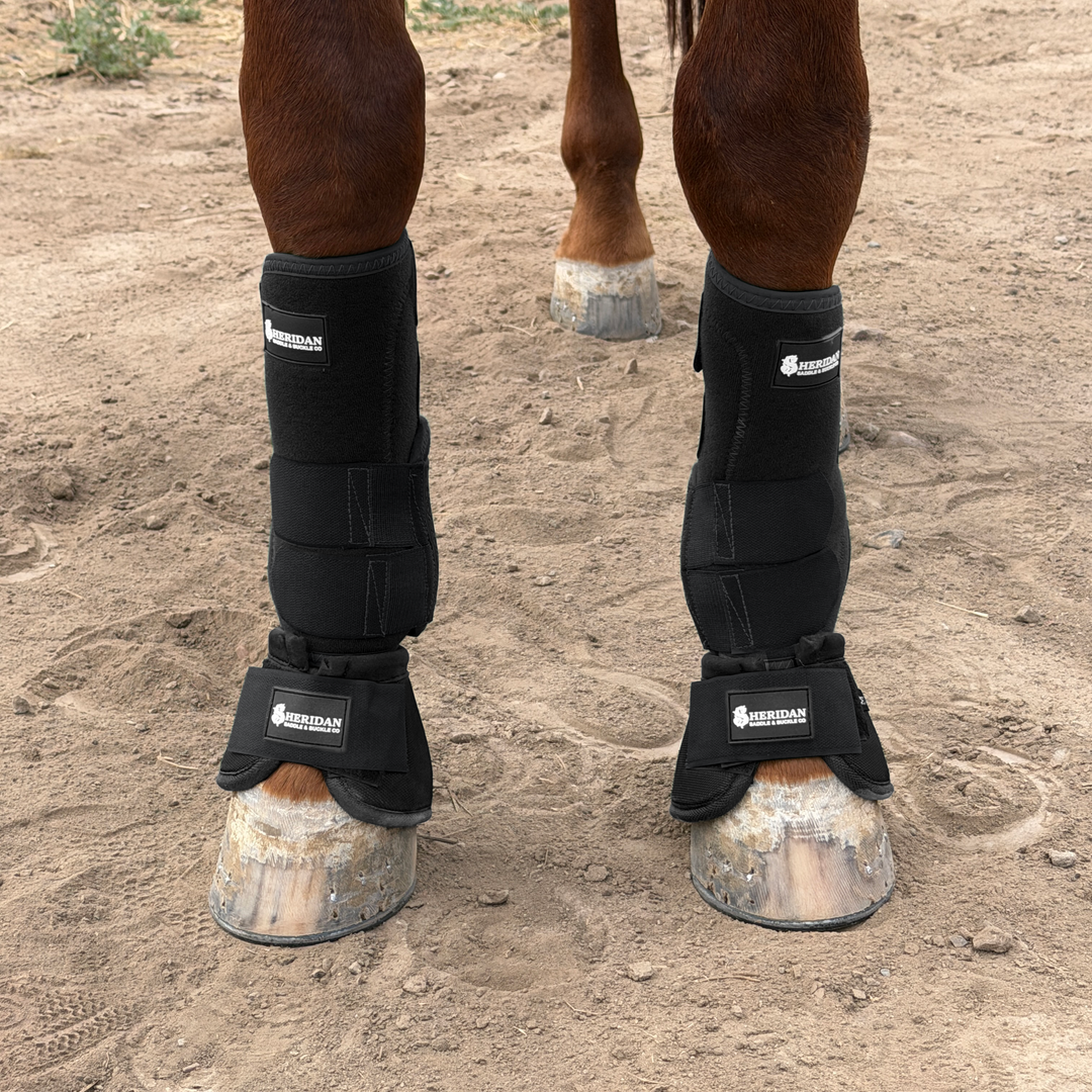 Black Bell Boots Medium