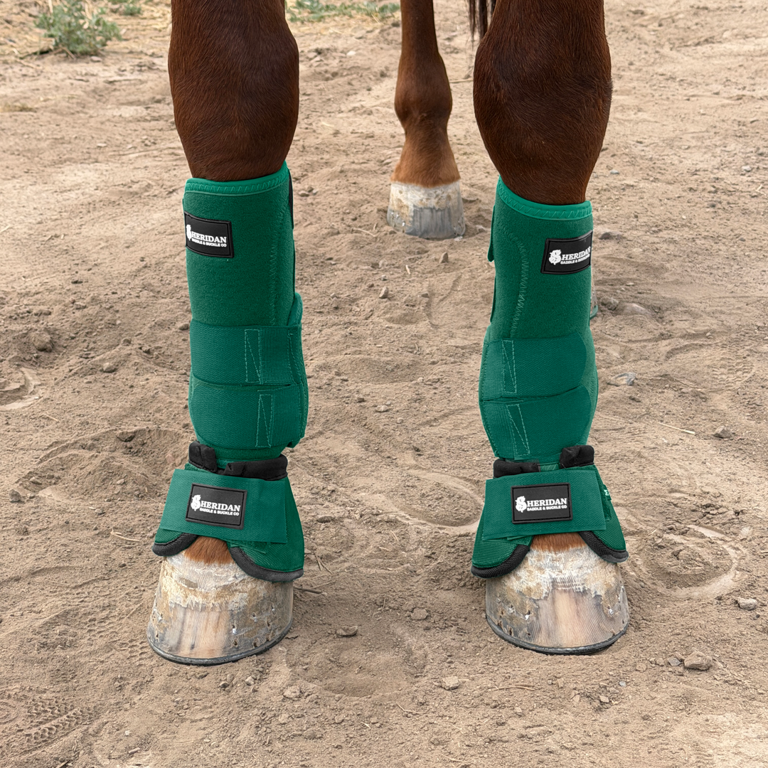 Green Bell Boots Medium