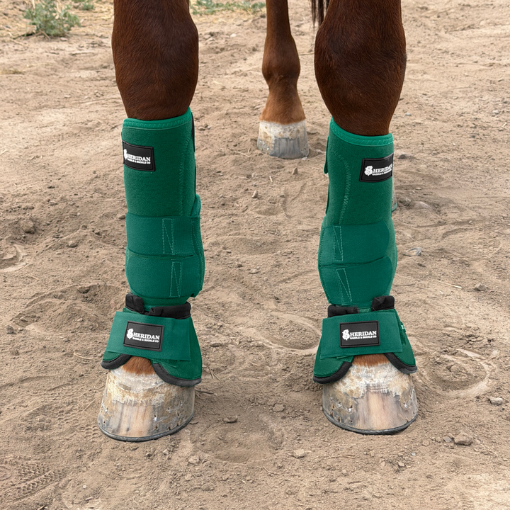 Green Bell Boots Medium