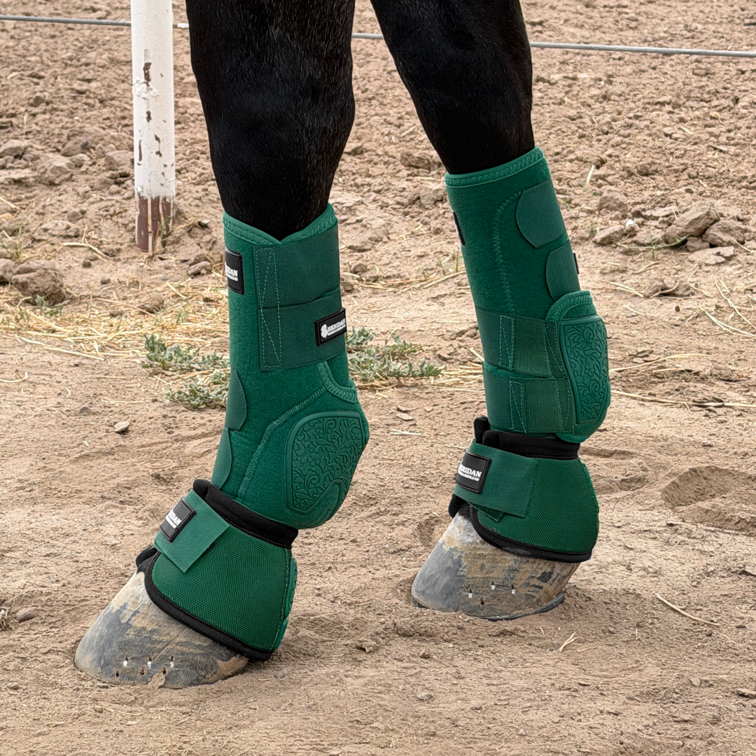 Green Bell Boots Medium