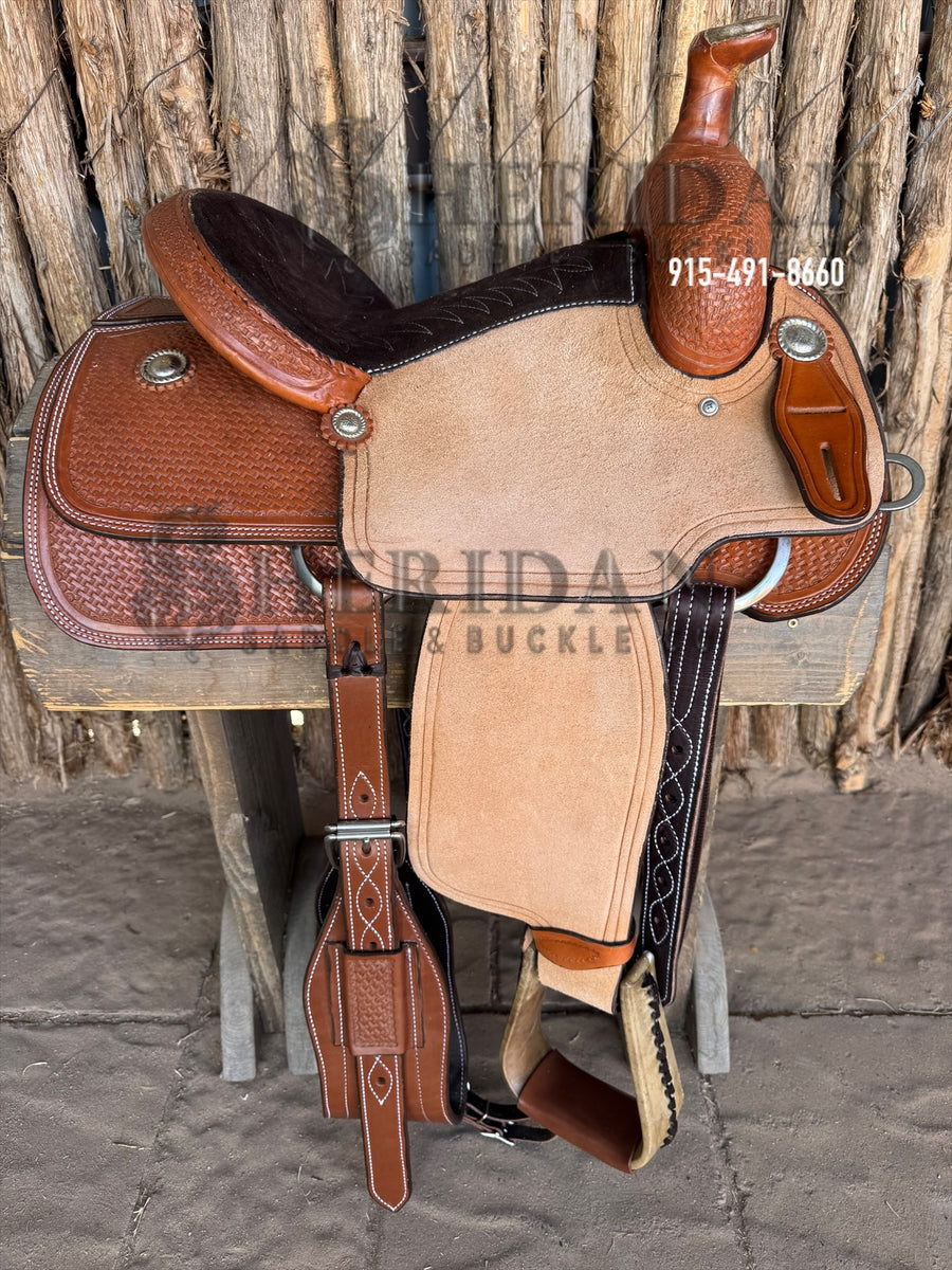 $800- 14" Sheridan Team Roper Saddle