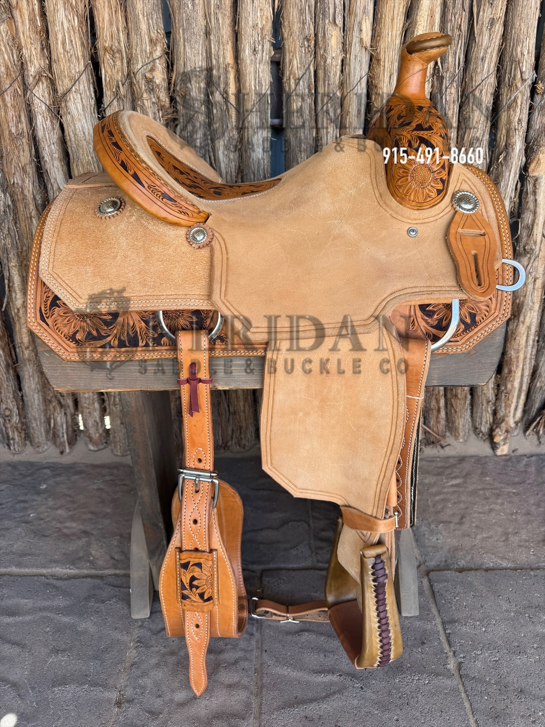 $990- 15" Sheridan Team Roper Saddle