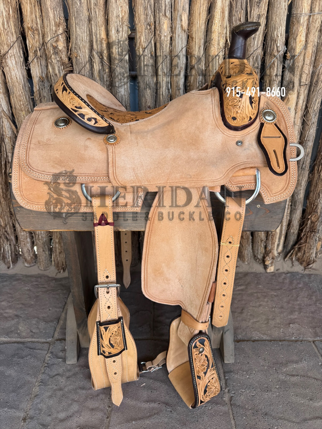 $900- 15" Sheridan Team Roper Saddle