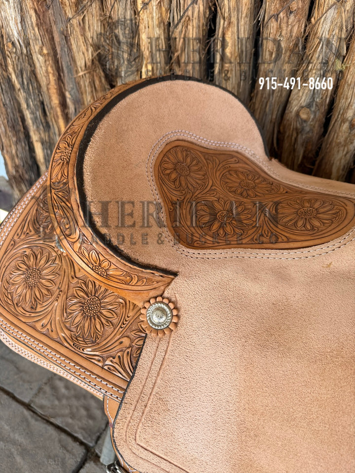 $850- 15" Sheridan Team Roper Saddle