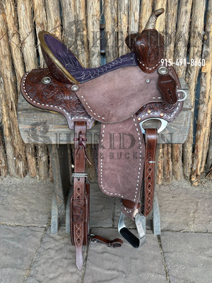 Sheridan Beartrap Barrel Racing Saddle Chocolate