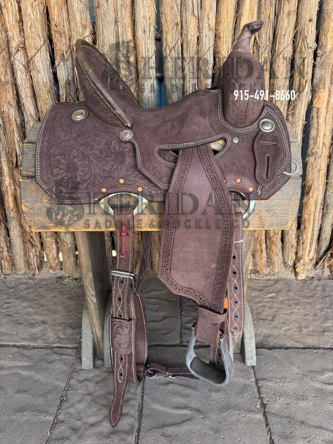 $1,040- 14.5" Sheridan Barrel Racing Saddle Strip Down