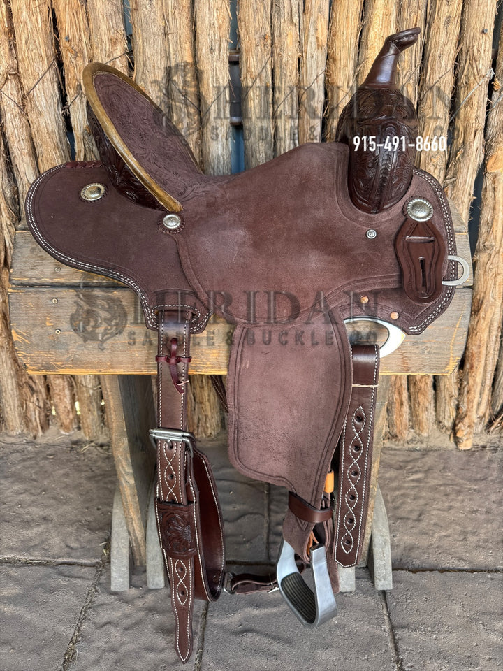 Sheridan Barrel Racing Saddle Chocolate