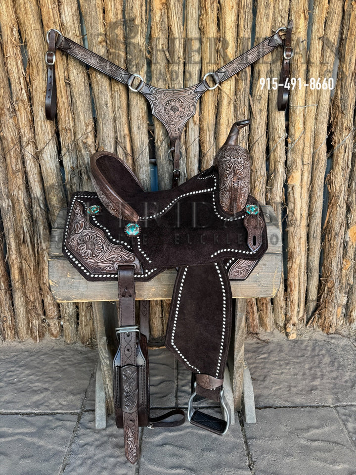 $1,475 - 14" Sheridan AirLite Barrel Racing Saddle 20lbs