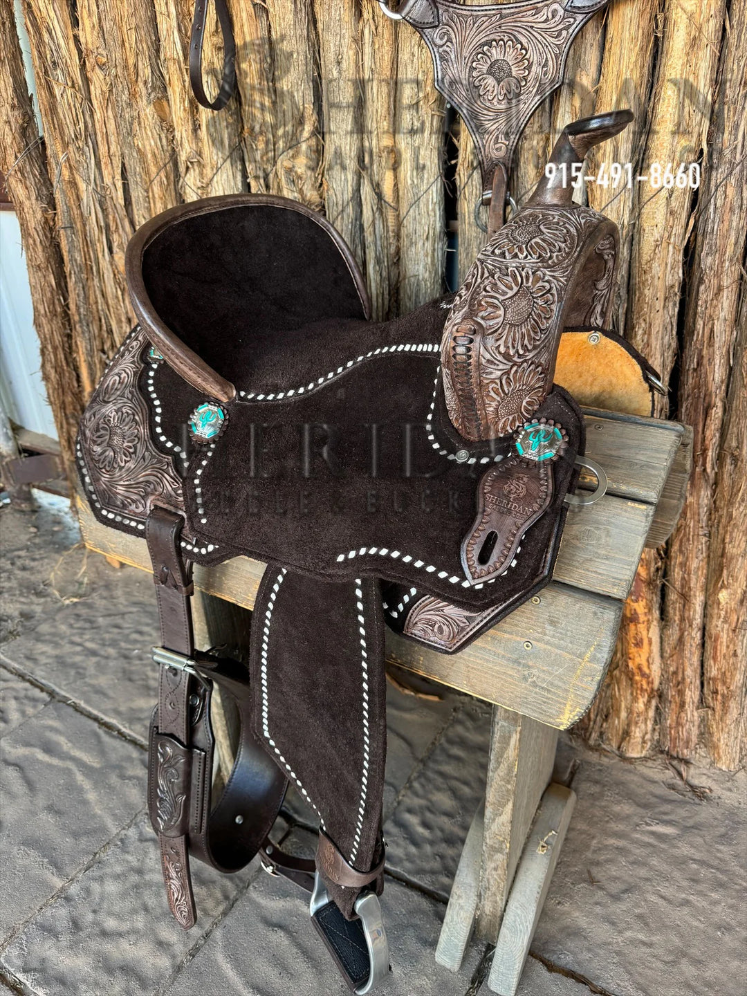 $1,250 - 14" Sheridan AirLite Barrel Racing Saddle 20lbs