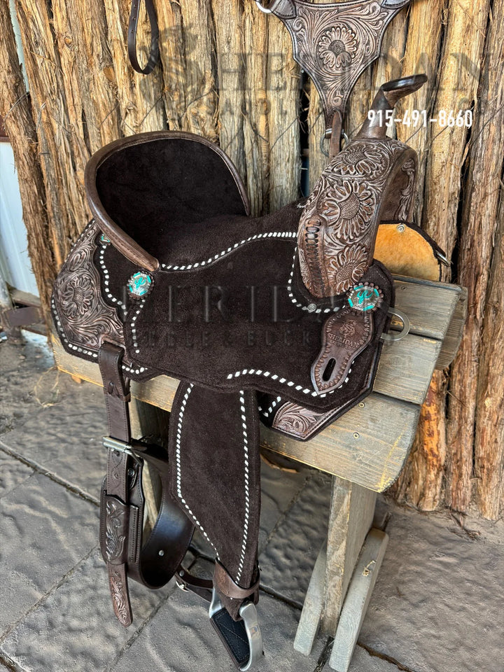 $1,250 - 14" Sheridan AirLite Barrel Racing Saddle 20lbs
