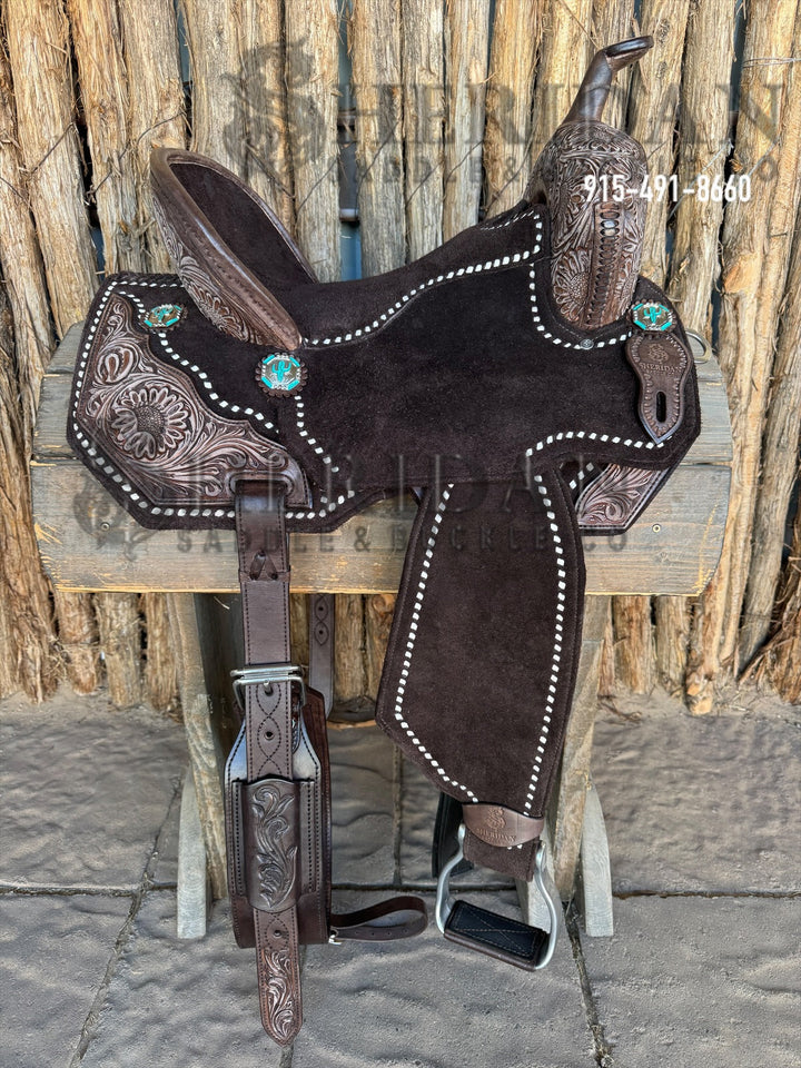 $1,250 - 14" Sheridan AirLite Barrel Racing Saddle 20lbs