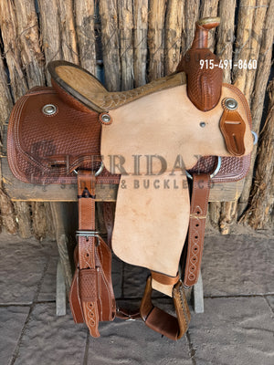 $900- 15" Sheridan Calf Roper Saddle