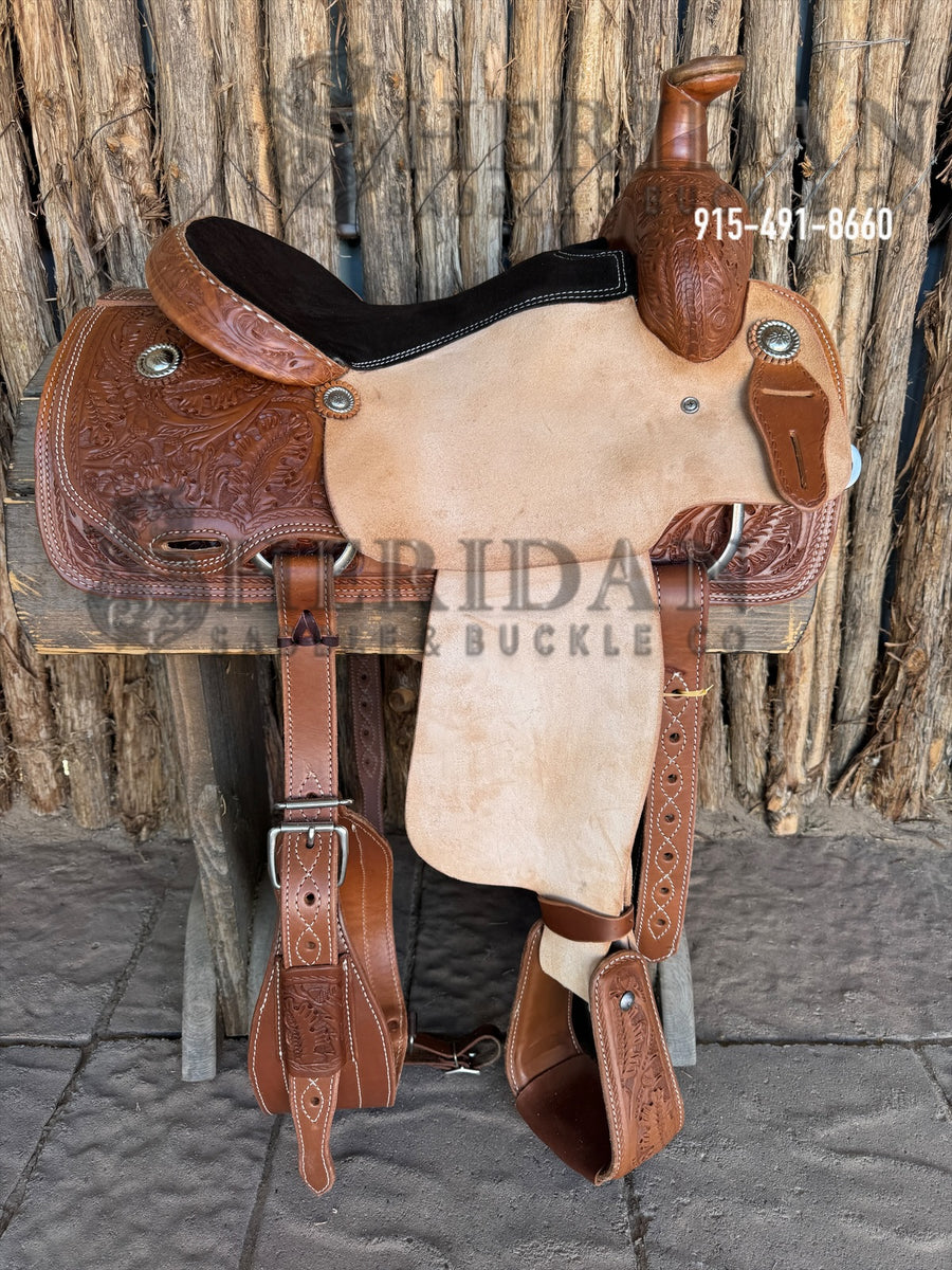 $900- 15" Sheridan Calf Roper Saddle