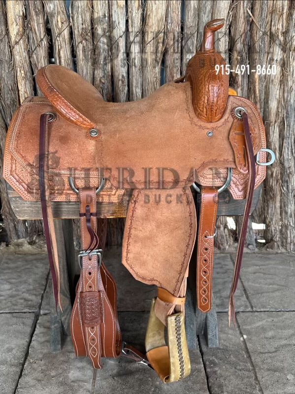 $1,070- 15.5" Sheridan Ranch Cutter Saddle
