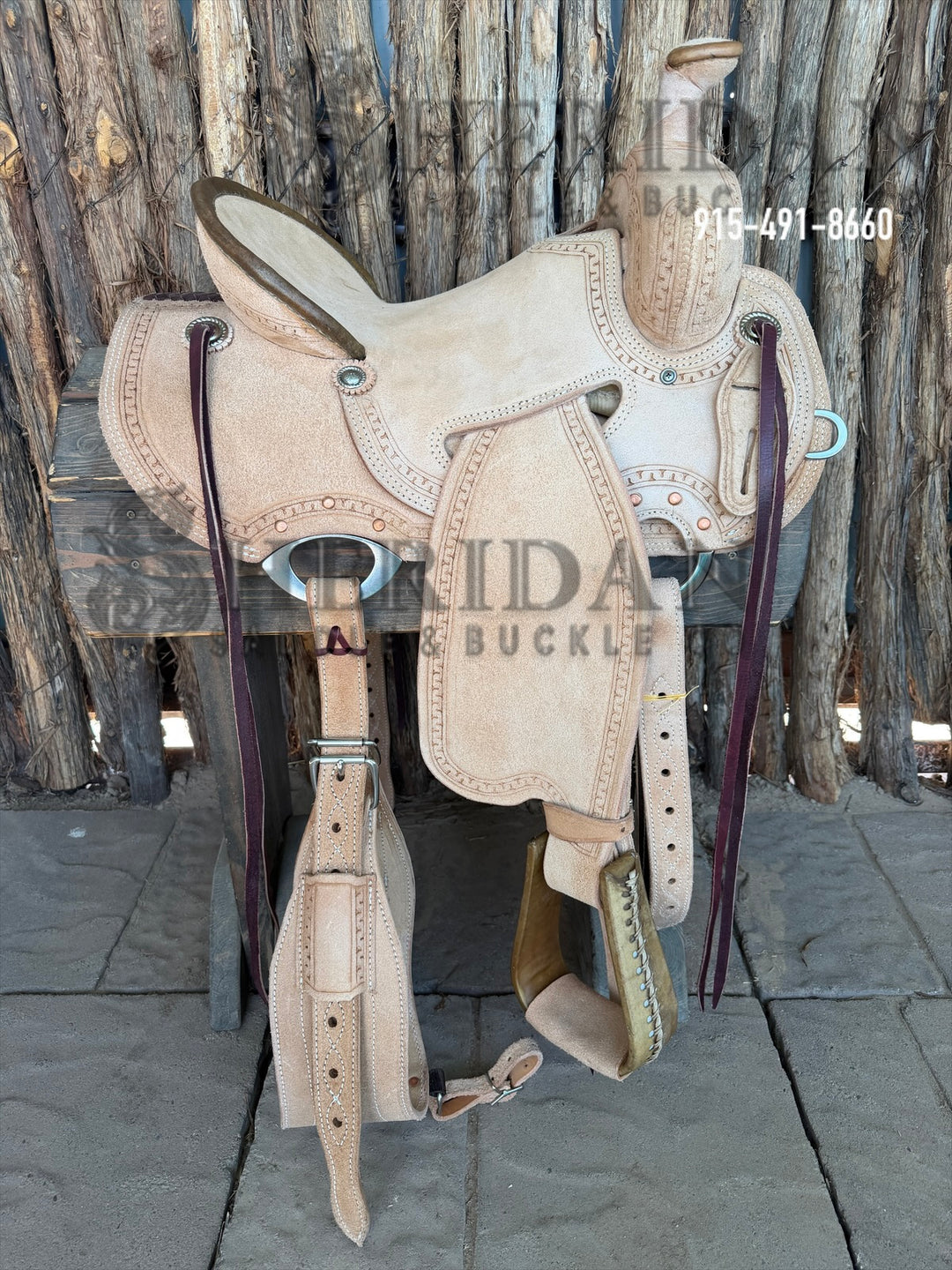 $950- 15" Sheridan Ranch Saddle Strip Down
