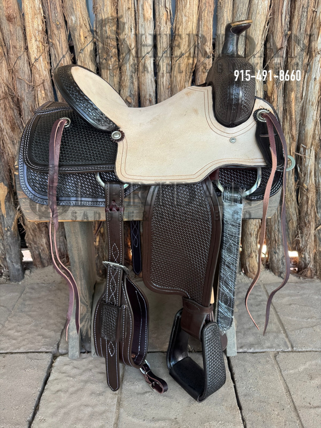 $650- 14.5" Sheridan Team Roper Saddle