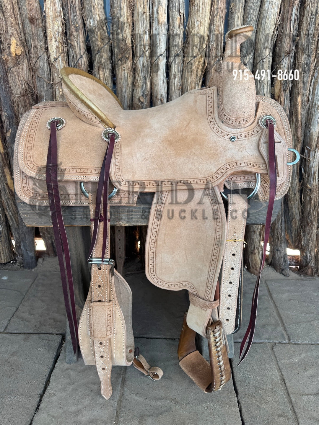 $880 - 15.5" Sheridan Team Roper Saddle