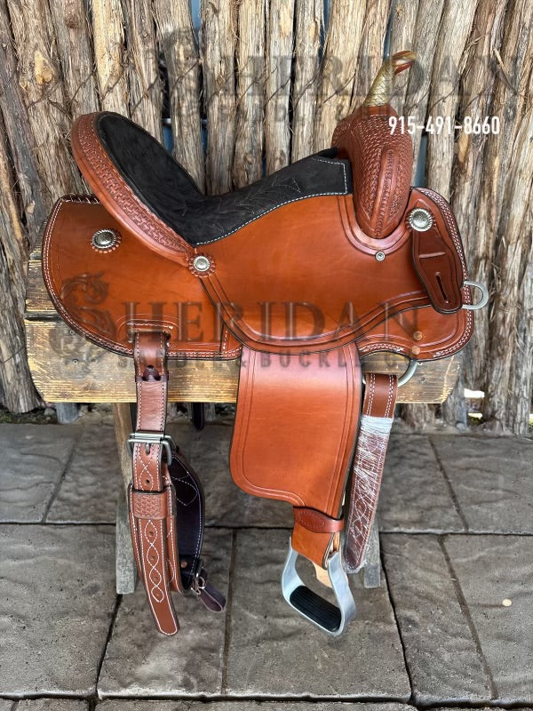 $690- 15" Sheridan Barrel Racing Saddle
