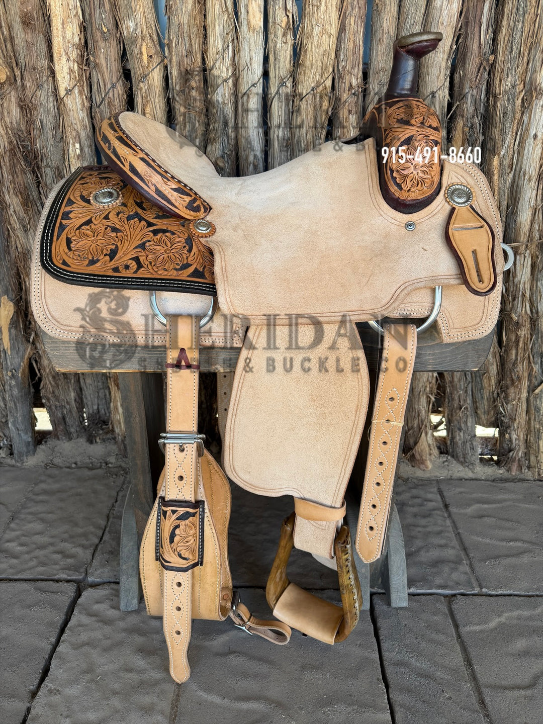 $900- 15" Sheridan Team Roper Saddle