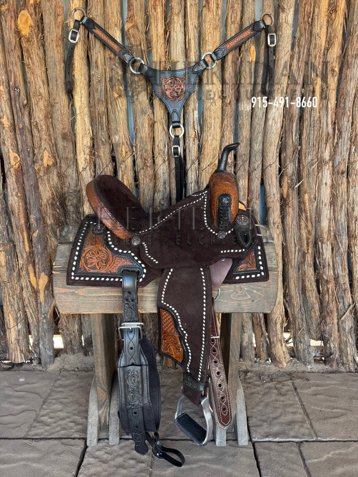 $1,650 - 14" Sheridan AirLite Barrel Racing Saddle 20lbs