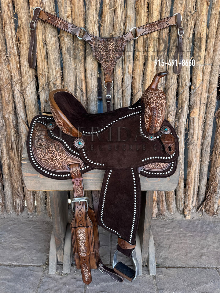 Sheridan AirLite Barrel Racing Saddle Extra Padded Seat