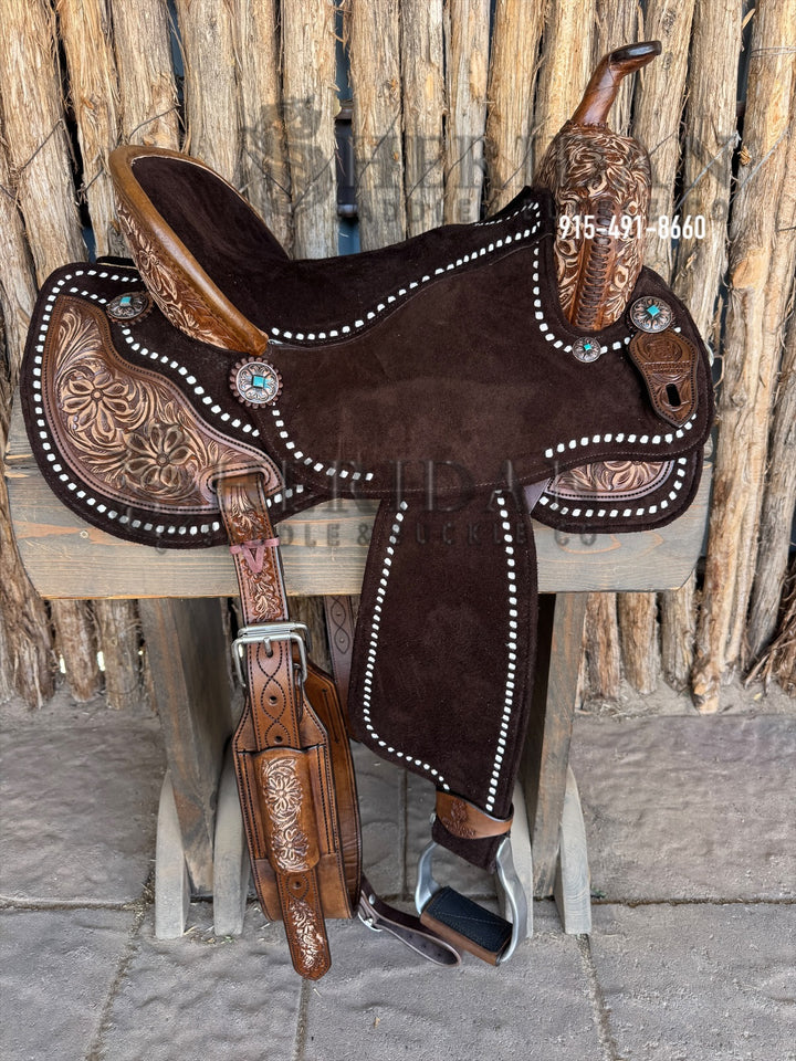 Sheridan AirLite Barrel Racing Saddle Extra Padded Seat