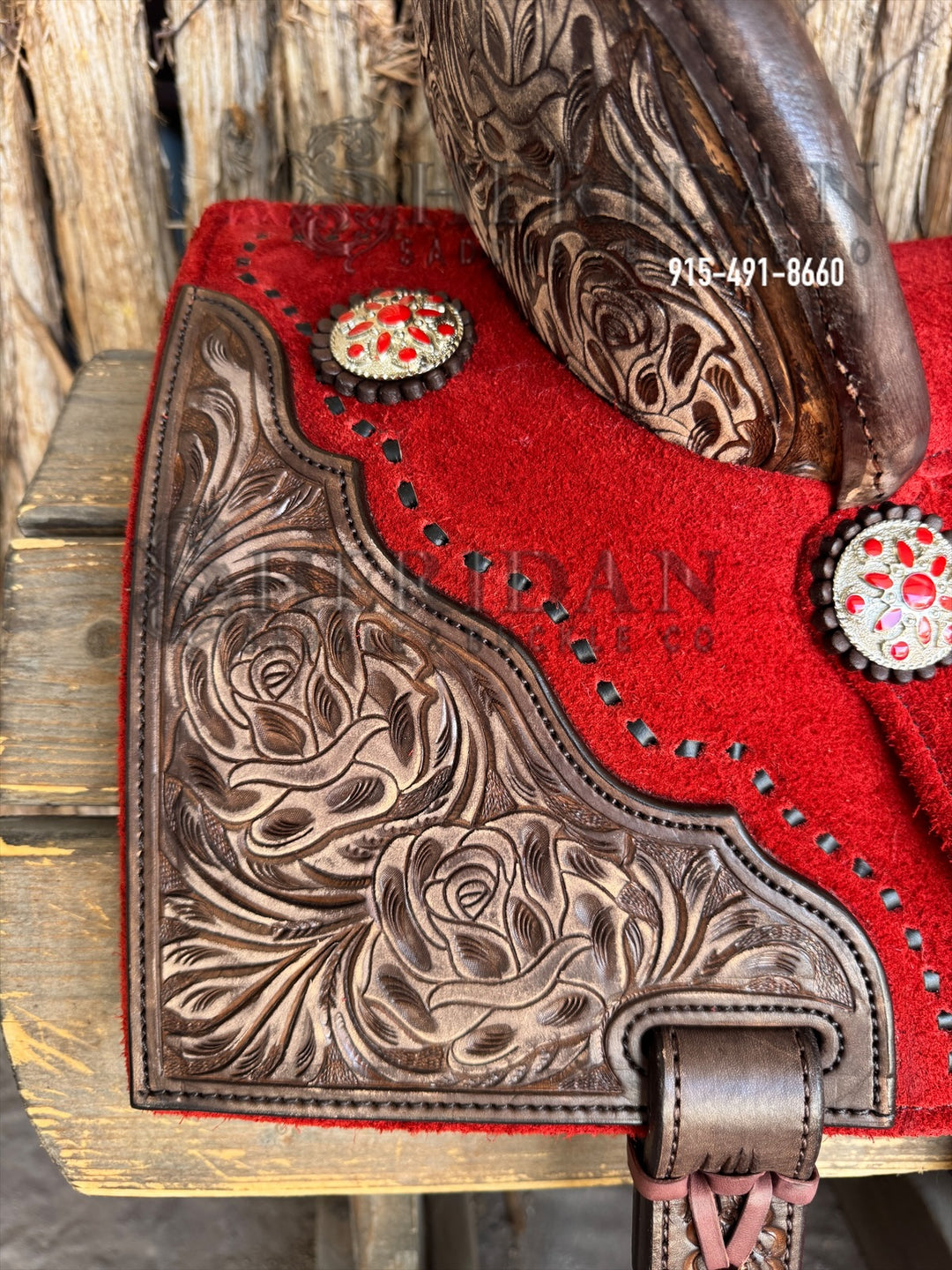 $1,250 - 14.5" Sheridan AirLite Barrel Racing Saddle 20lbs