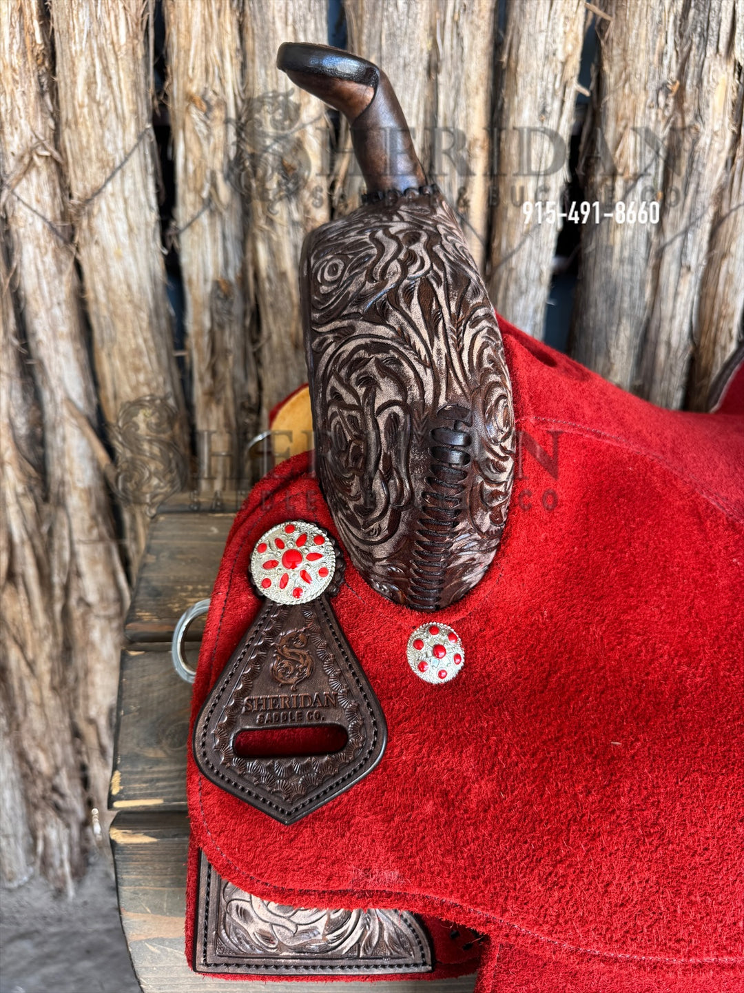 $1,250 - 14.5" Sheridan AirLite Barrel Racing Saddle 20lbs