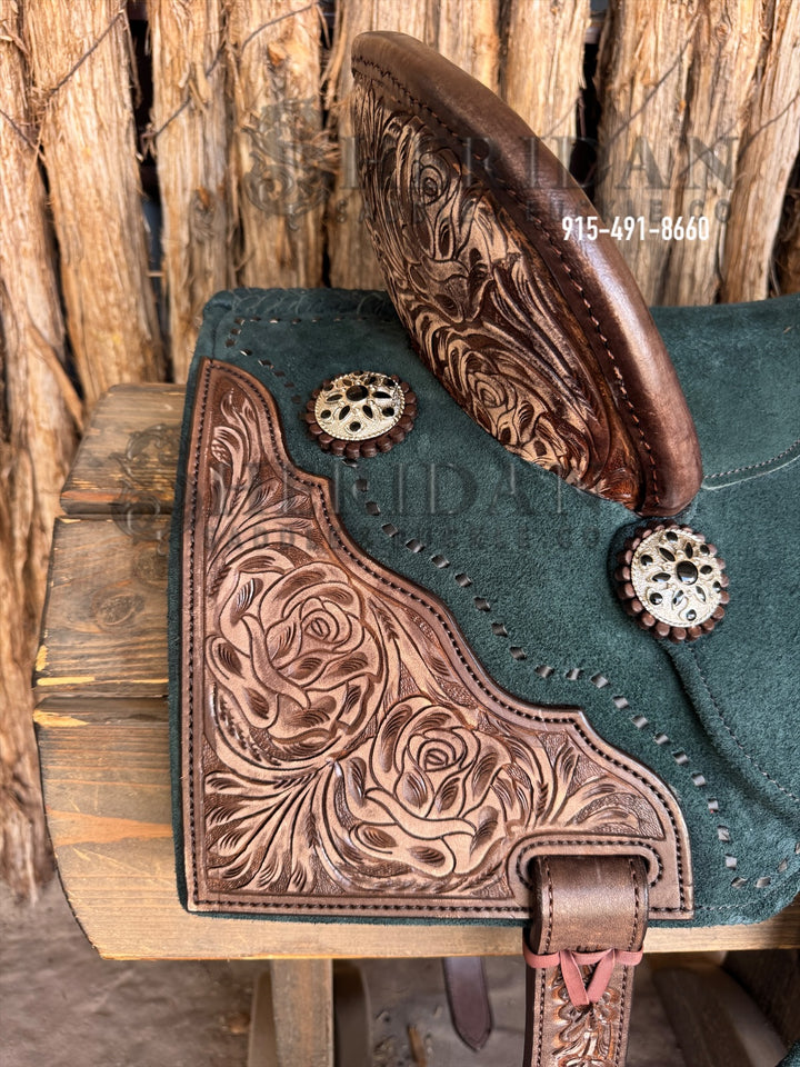 $1,250 - 15" Sheridan AirLite Barrel Racing Saddle 20lbs