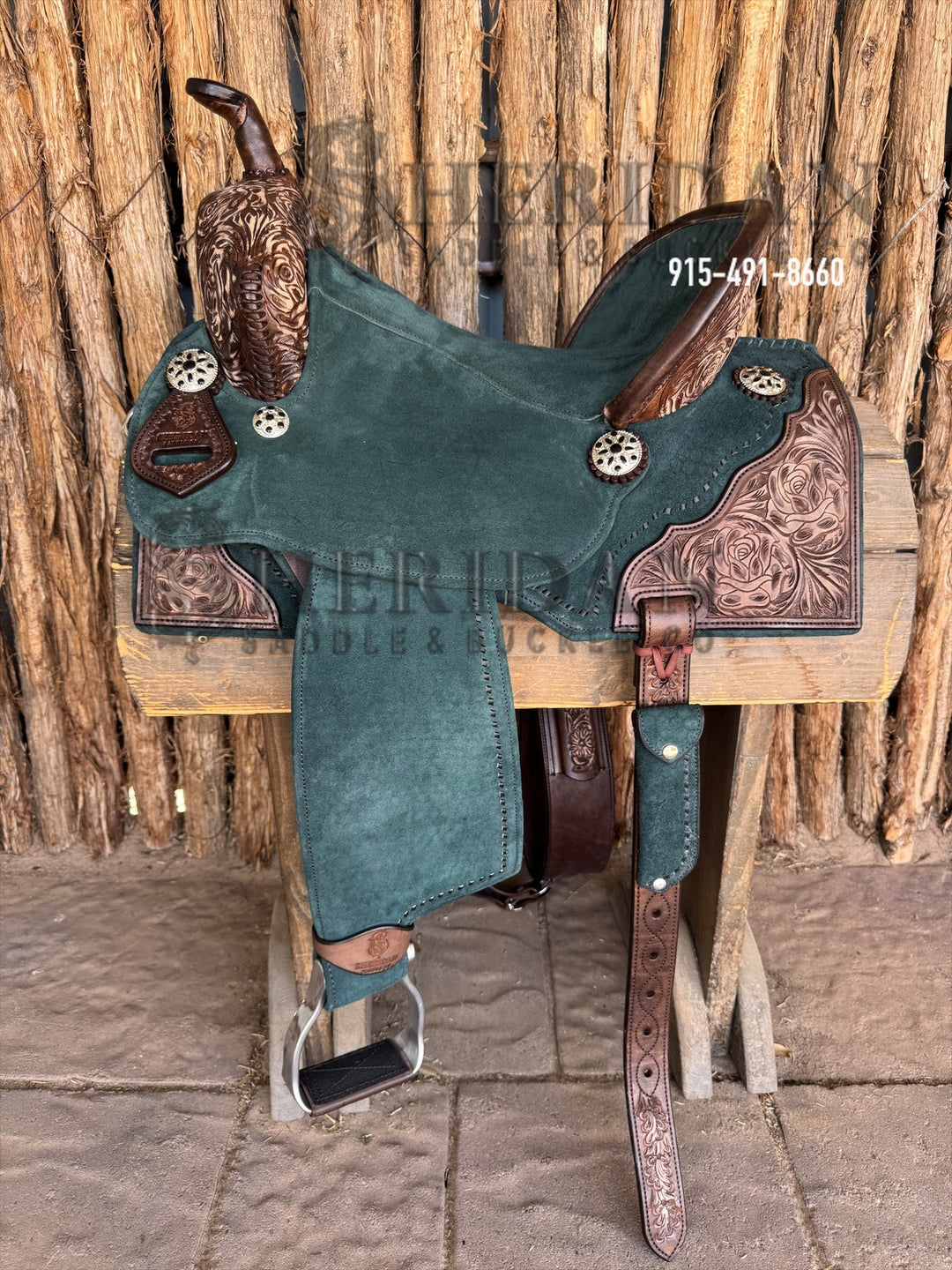 $1,250 - 15" Sheridan AirLite Barrel Racing Saddle 20lbs