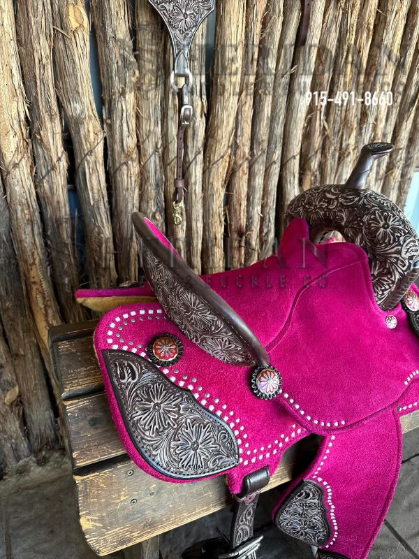 $1,690 - 13.5" Sheridan AirLite Barrel Racing Saddle 20lbs SPINAL RELIEF