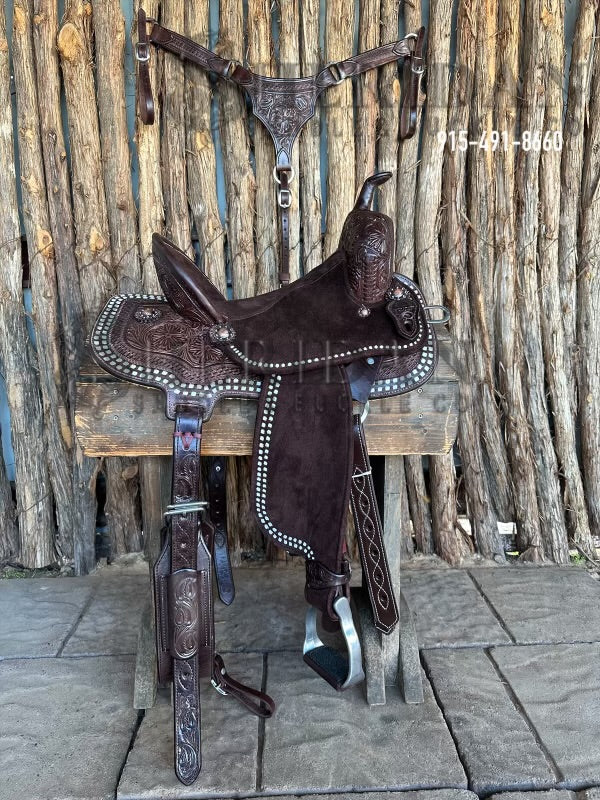 $1,690 - 14" Sheridan AirLite Barrel Racing Saddle 20lbs